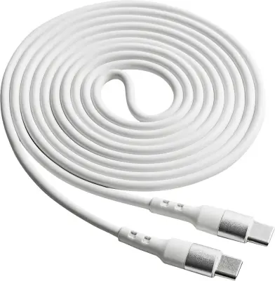 Akyga USB kabel  USB-C® vtič\, USB-C® vtič 1.80 m bela  AK-USB-41