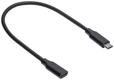 Akyga USB kabel  USB-C® vtič\, USB-C® vtičnica  0.30 m črna  AK-USB-32