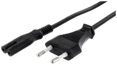 econ connect NK8SW1\,2 tok napajalni kabel  črna 1.2 m