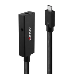 LINDY USB-C kabel USB 3.2 gen. 2 (USB 3.1 gen. 2) USB-C® vtič\, USB-C® vtičnica  5.00 m črna  43364