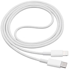 Akyga USB kabel  USB-C® vtič\, Apple Lightning vtič  1.00 m bela  AK-USB-35