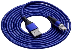Akyga USB kabel  USB-A vtič\, USB-C® vtič 2.00 m modra  AK-USB-43