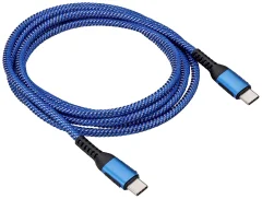 Akyga USB kabel  USB-C® vtič\, USB-C® vtič 1.80 m modra  AK-USB-38