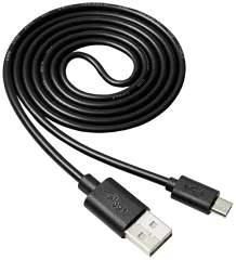 Akyga USB kabel  USB-A vtič\, USB-mikro-B vtič 1.00 m črna  AK-USB-21