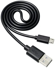 Akyga USB kabel  USB-A vtič\, USB-mikro-B vtič 0.60 m črna  AK-USB-05