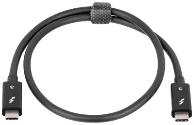 Akyga USB kabel  Thunderbolt  vtič\, Thunderbolt  vtič 0.50 m črna  AK-USB-33