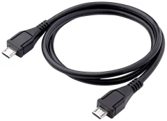 Akyga USB kabel  USB-mikro-B vtič\, USB-mikro-B vtič 0.60 m črna  AK-USB-17