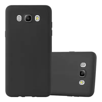 CADORABO Ohišje, združljiv s Samsungom v Candy Black - Zaščitni pokrov, narejen iz fleksibilnega silikona TPU