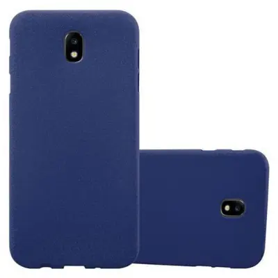 Cadorabo Case, združljiv s Samsungom v Frost Tarmno Blue - zaščitni pokrov iz fleksibilnega silikona TPU