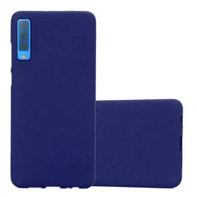 Cadorabo Case, združljiv s Samsungom v Frost Tarmno Blue - zaščitni pokrov iz fleksibilnega silikona TPU