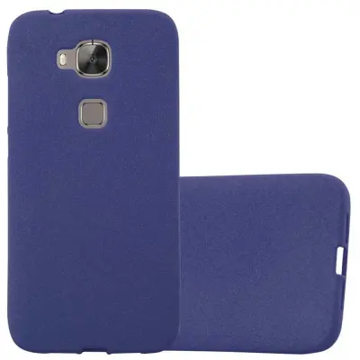 Cadorabo Case, združljiv s Huawei v Frost Tarmno Blue - zaščitni pokrov iz fleksibilnega silikona TPU