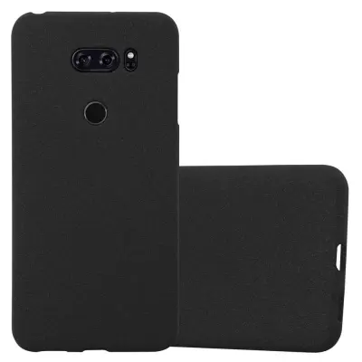 CADORABO Ohišje, združljiv z LG v Frost Black - Zaščitni pokrov iz fleksibilnega silikona TPU