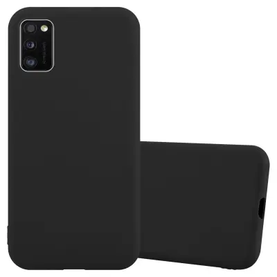 CADORABO Ohišje, združljiv s Samsungom v Candy Black - Zaščitni pokrov, narejen iz fleksibilnega silikona TPU