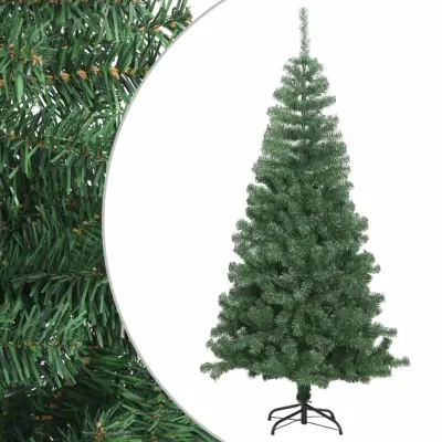 vidaXL Umetna Novoletna Jelka L 240 cm Zelene Barve