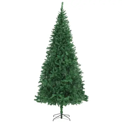 vidaXL Umetna novoletna jelka 300 cm zelena