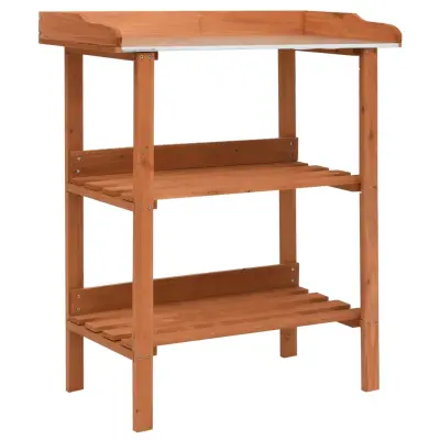 vidaXL Stojalo za rastline 76x37x89 cm les jelke