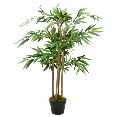 vidaXL Umetni bambus Twiggy z loncem 90 cm
