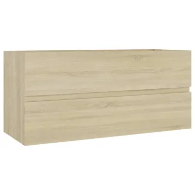 vidaXL Omarica za umivalnik sonoma hrast 100x38,5x45 cm inženirski les