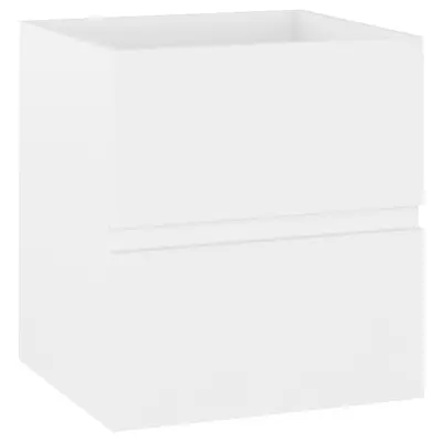 vidaXL Omarica za umivalnik bela 41x38,5x45 cm inženirski les