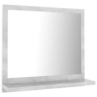 vidaXL Kopalniško ogledalo betonsko sivo 40x10,5x37 cm iverna plošča