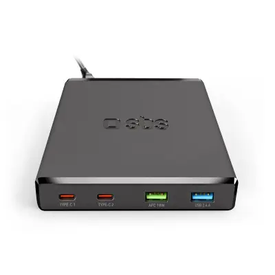 4 PORTNA POLNILNA POSTAJA 2xUSB-A, 2xUSB-C 75W