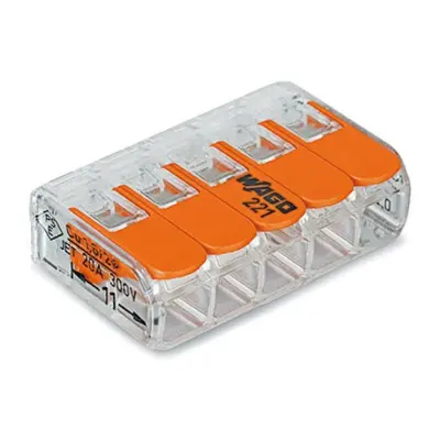 1X WAGO Hitra inštalacijska sponka – VELIKI KONEKTOR SPONKA