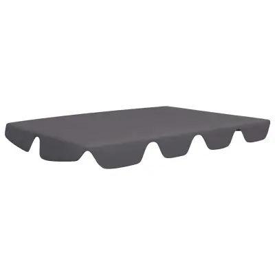 vidaXL Streha za vrtno gugalnico antracitna 150/130x105/70 cm