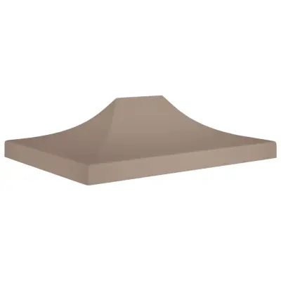 vidaXL Streha za vrtni šotor 4x3 m taupe 270 g/m²