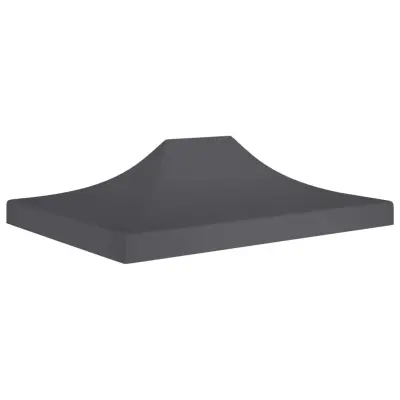 vidaXL Streha za vrtni šotor 4x3 m antracit 270 g/m²