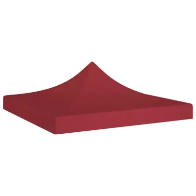 vidaXL Streha za vrtni šotor 3x3 m bordo 270 g/m²