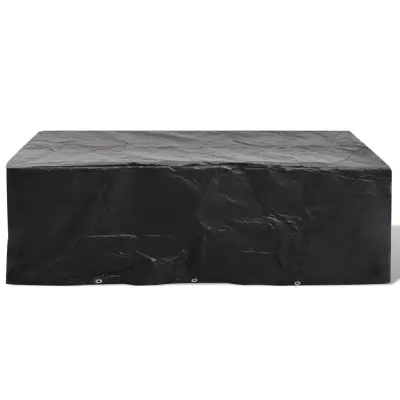vidaXL Pokrivalo za vrtno pohištvo z 8 obročki 300x140x90 cm