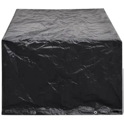 vidaXL Pokrivalo za vrtno pohištvo z 8 obročki 180x140x90 cm