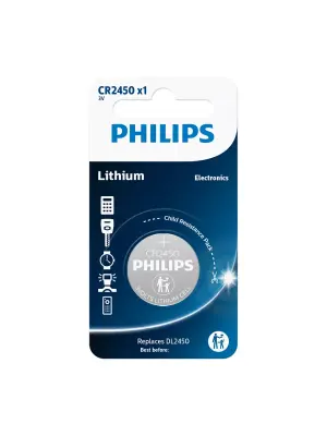 PHILIPS baterija CR2450, 3V