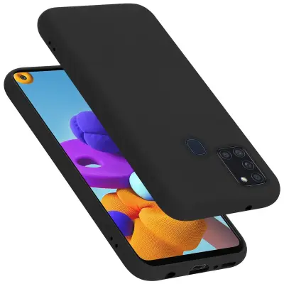 Cadorabo Case, združljiv s Samsungom v tekoči črni barvi - zaščitni pokrov iz fleksibilnega silikona TPU
