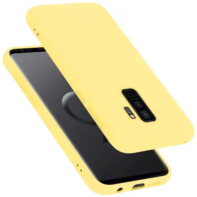 Cadorabo ohišje, združljiv s Samsungom v tekoči rumeni - zaščitni pokrov, narejen iz fleksibilnega silikona TPU