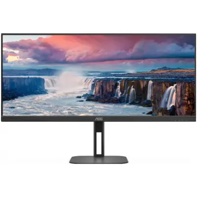 Monitor Razni 86,4 cm (34,0") U34V5C 3440x1440 100Hz VA 1ms HDMI DisplayPort USB-C 65W 4xUSB3.2 Pivot Zvočniki 2x5W  6H sRGB121% FreeSync