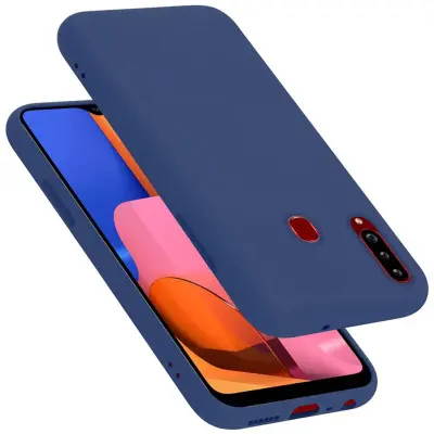 Cadorabo Case, združljiv s Samsungom v tekoči modro - zaščitni pokrov, narejen iz fleksibilnega silikona TPU