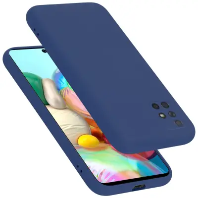 Cadorabo Case, združljiv s Samsungom v tekoči modro - zaščitni pokrov, narejen iz fleksibilnega silikona TPU