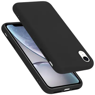 Cadorabo Case, združljiv z Apple v tekoči črni barvi - zaščitni pokrov iz fleksibilnega silikona TPU