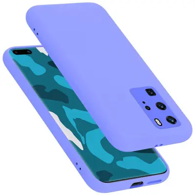 CADORABO Ohišje, združljiv s Huawei v tekoči svetlobi vijolični - zaščitni pokrov iz fleksibilnega silikona TPU