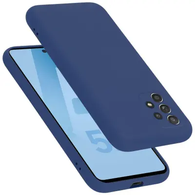 Cadorabo Case, združljiv s Samsungom v tekoči modro - zaščitni pokrov, narejen iz fleksibilnega silikona TPU
