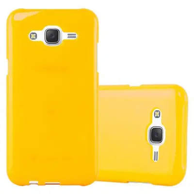 CADORABO Ohišje, združljiv s Samsungom v Jelly Yellow - Zaščitni pokrov, narejen iz fleksibilnega silikona TPU