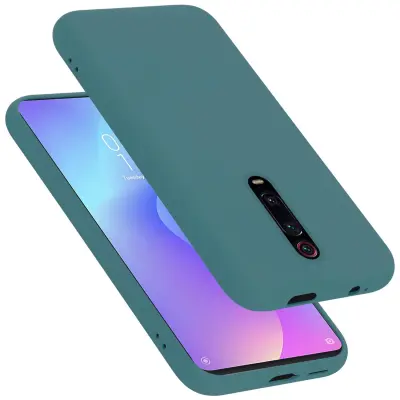 CADORABO Ohišje, združljiv s Xiaomi v tekoči zeleni barvi - zaščitni pokrov iz fleksibilnega silikona TPU