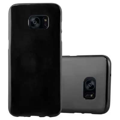 CADORABO Ohišje, združljiv s Samsungom v Jelly Black - Zaščitni pokrov iz fleksibilnega silikona TPU