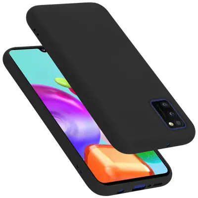 Cadorabo Case, združljiv s Samsungom v tekoči črni barvi - zaščitni pokrov iz fleksibilnega silikona TPU