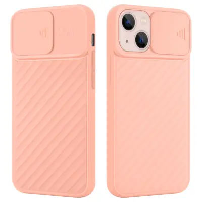 CADORABO Ohišje, združljiv z Apple v Matt Pink - Zaščitni pokrov iz fleksibilnega silikona TPU in z zaščito pred kamero