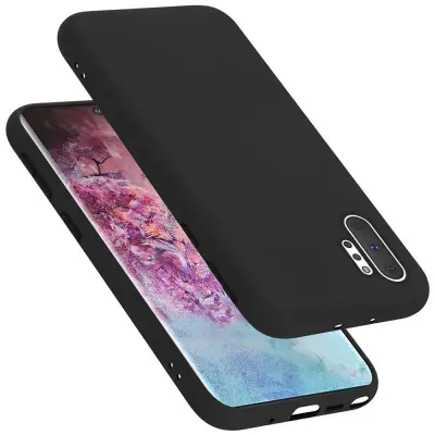Cadorabo Case, združljiv s Samsungom v tekoči črni barvi - zaščitni pokrov iz fleksibilnega silikona TPU