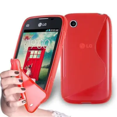 Cadorabo Case, združljiv z LG v Candy Apple Red - Zaščitni pokrov iz fleksibilnega silikona TPU