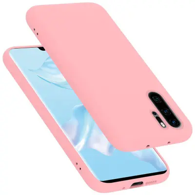 CADORABO Ohišje, združljiv s Huawei v tekoči roza barvi - zaščitni pokrov iz fleksibilnega silikona TPU