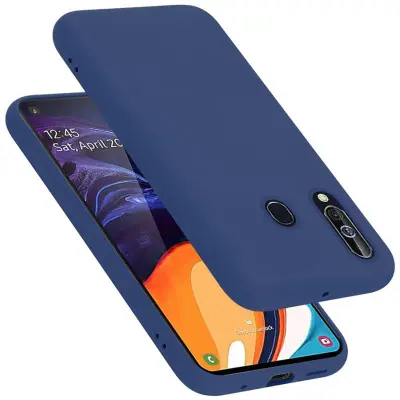 Cadorabo Case, združljiv s Samsungom v tekoči modro - zaščitni pokrov, narejen iz fleksibilnega silikona TPU